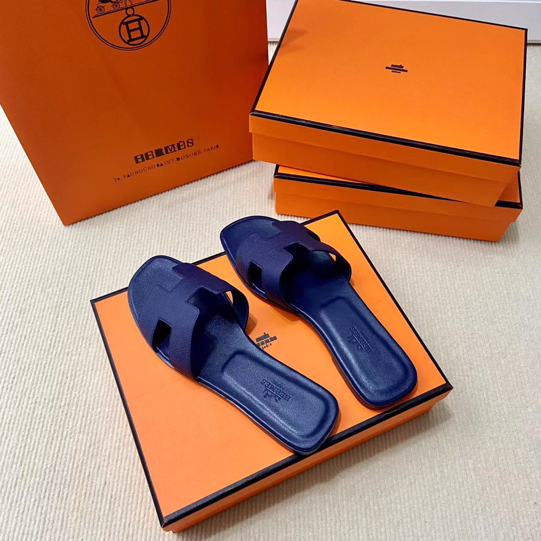 에르메스 올수공 오란 슬리퍼 샌들 앱송 55